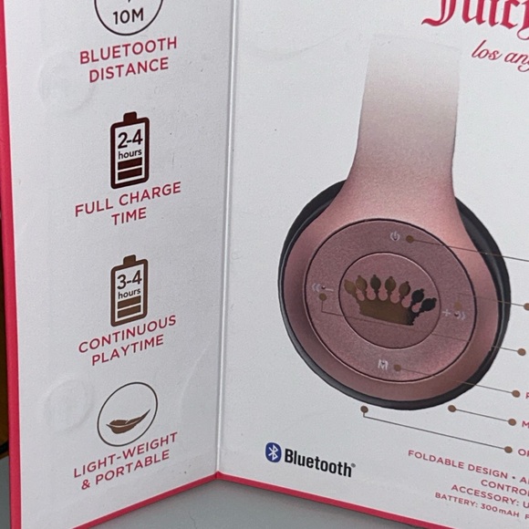Nib juicy couture wireless headphones - Picture 4 of 6